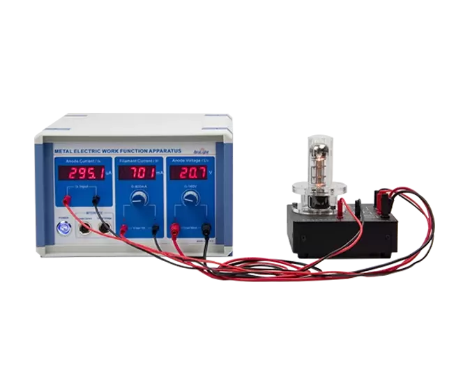 Aplicações do experimento de função de trabalho elétrico de metal BEX-8509