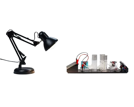 Experiência de célula de combustível de oxigênio de hidrogênio (inclui fonte de luz de braço longo)