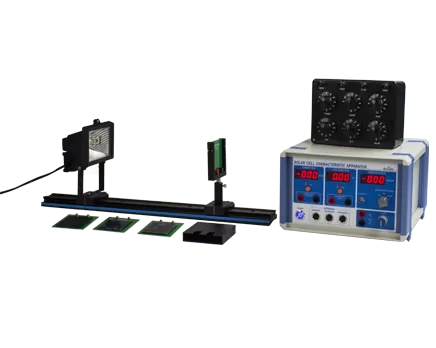 Aparelho de teste de características de célula solar