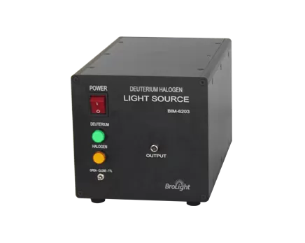 Fonte de luz de tungstênio deutério