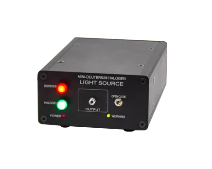Mini fonte de luz de tungstênio deutério